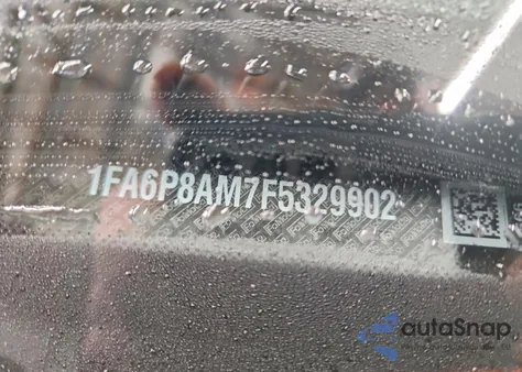 2015 Ford Mustang из США, поврежденный, VIN 1FA6P8AM7F5329902